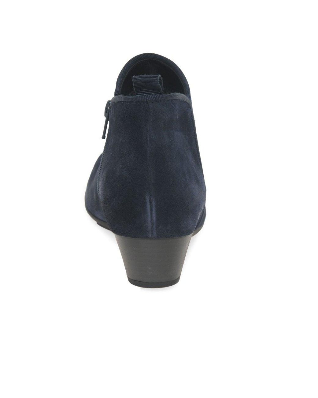 Gabor Blue Trudy Ankle Boots