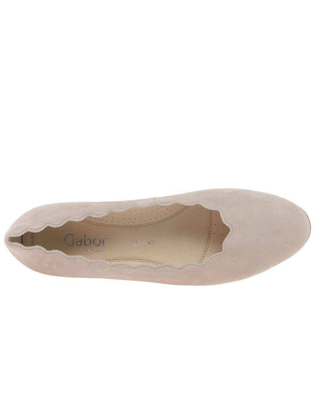 Gabor Gray Gigi Court Shoes