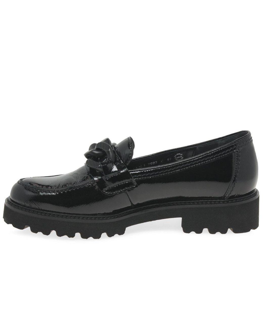 Gabor Black Squeeze Loafers
