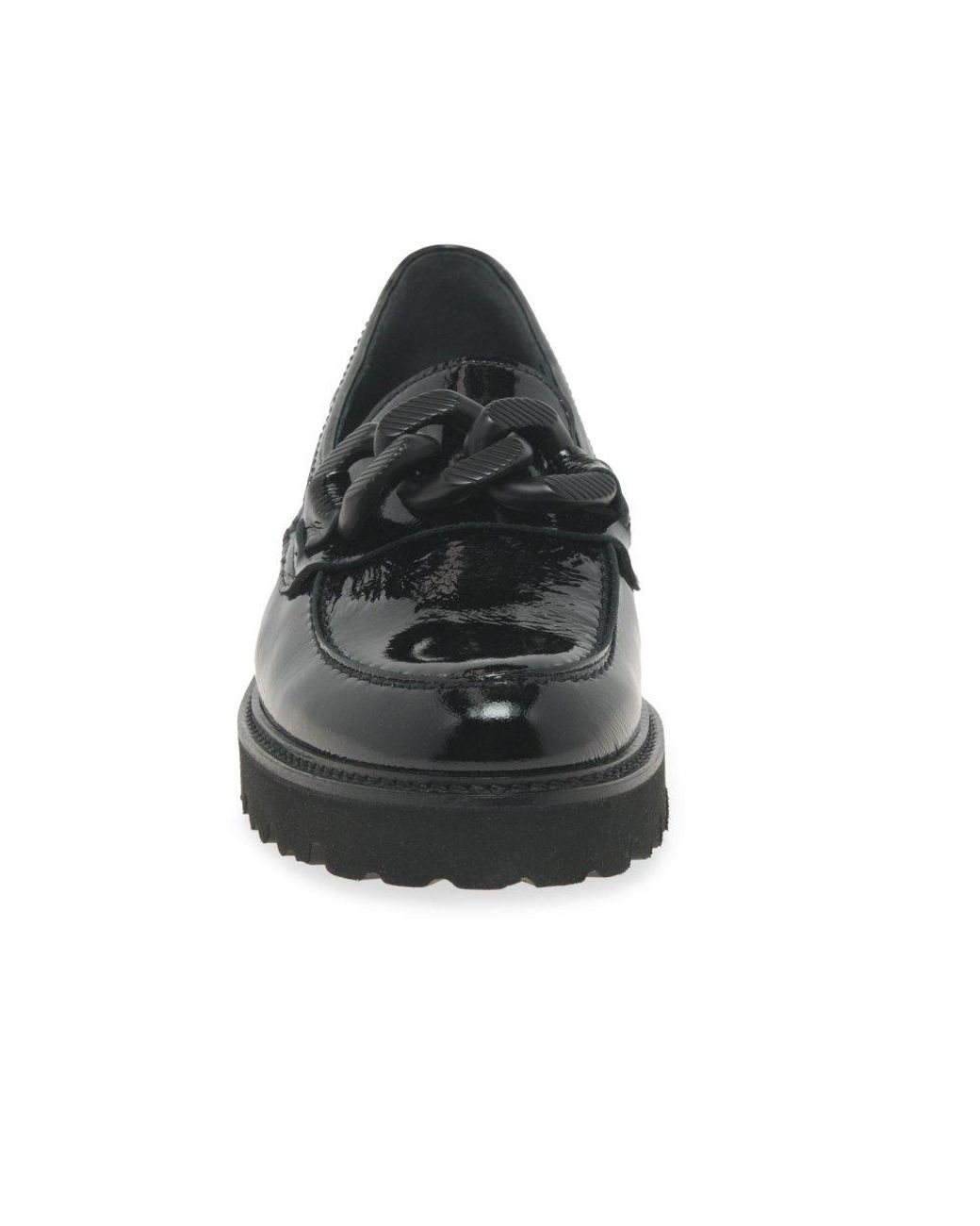 Gabor Black Squeeze Loafers
