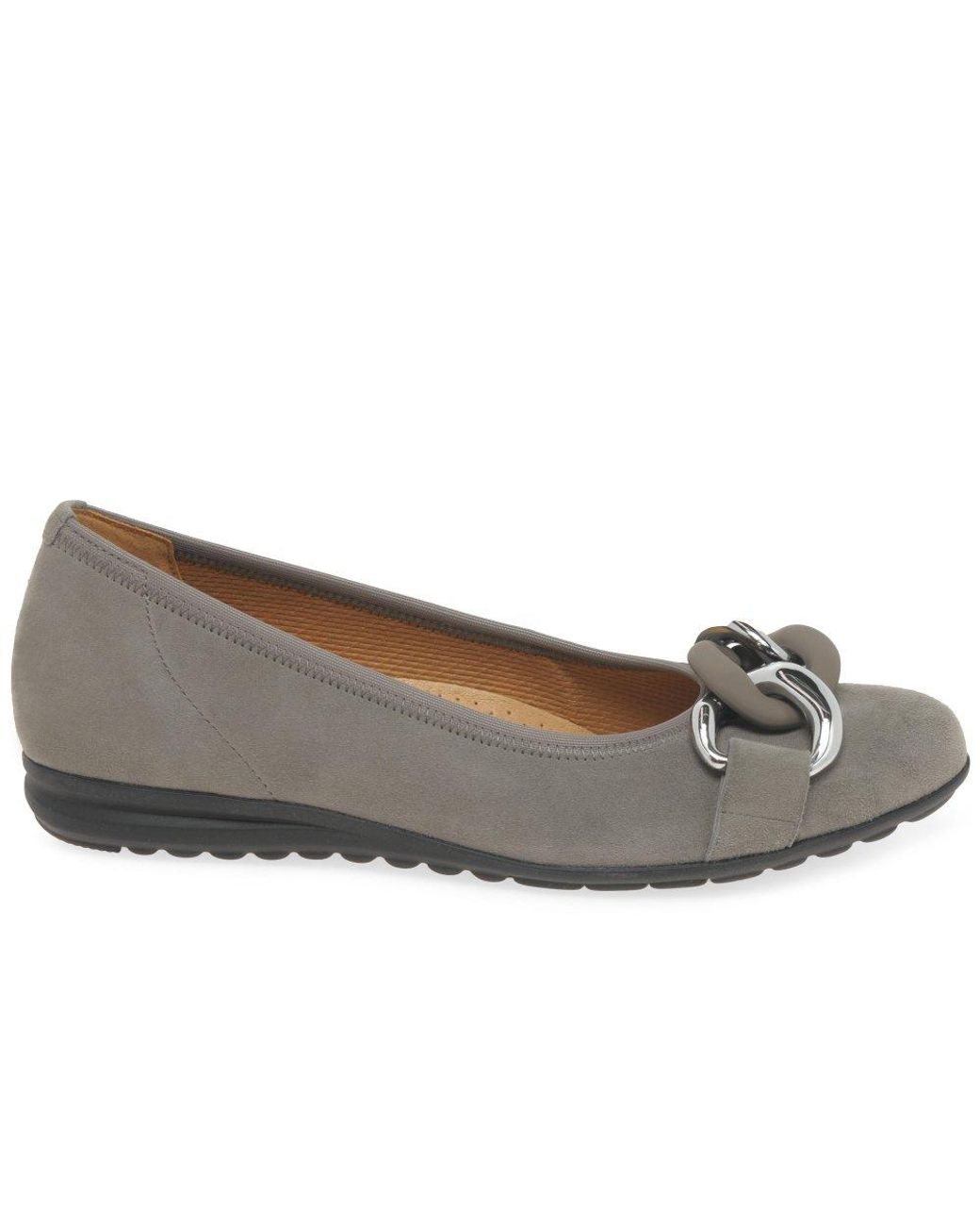 Gabor Gray Sabia &Apos;S Shoes Colour: Fumo Suede (Uni)
