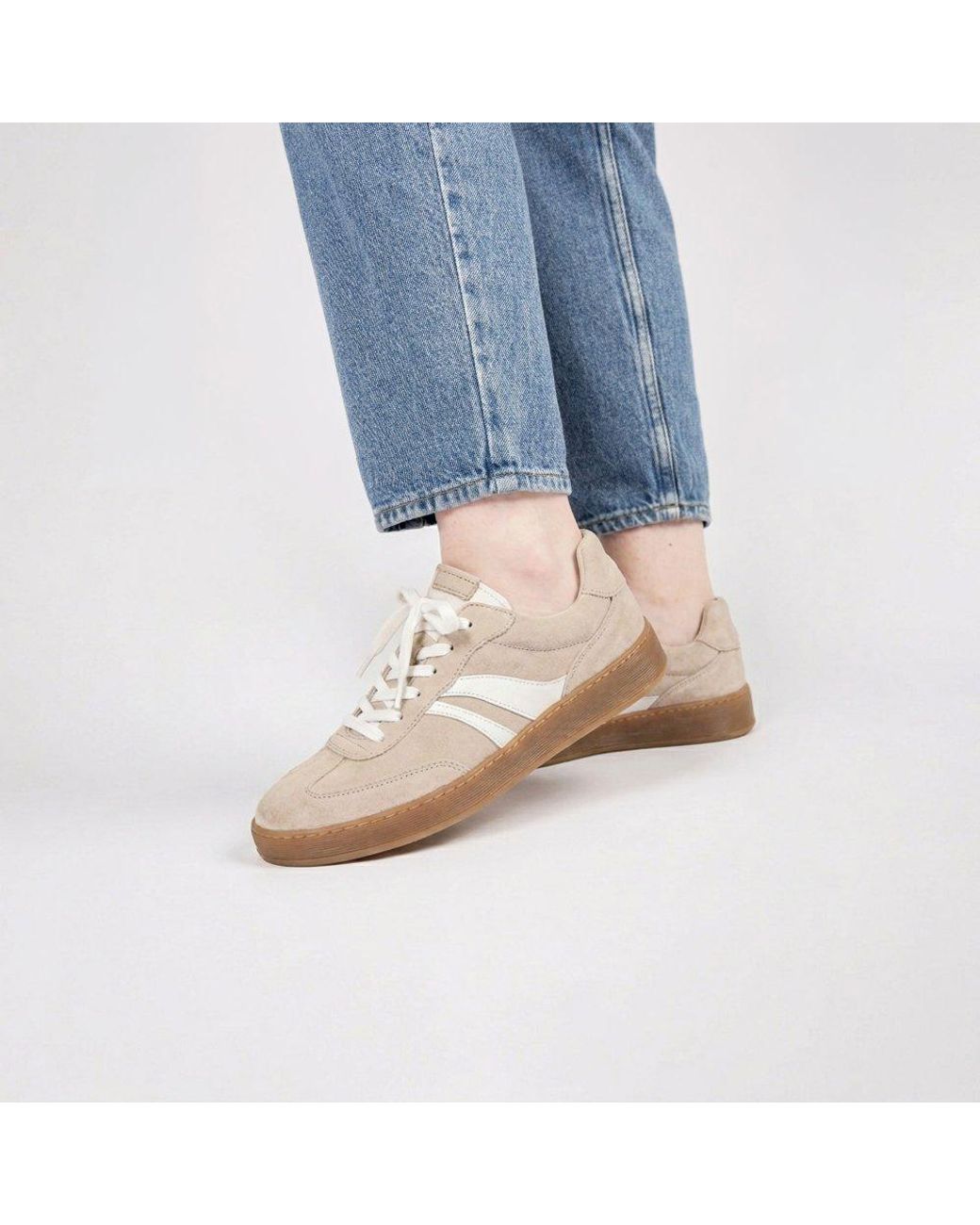 Gabor White Dahma Trainers