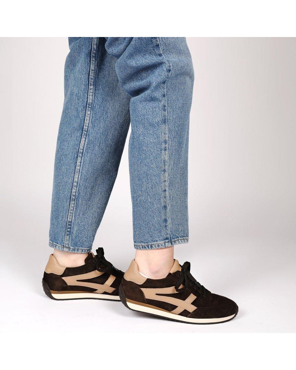 Gabor Brown Globe Trainers