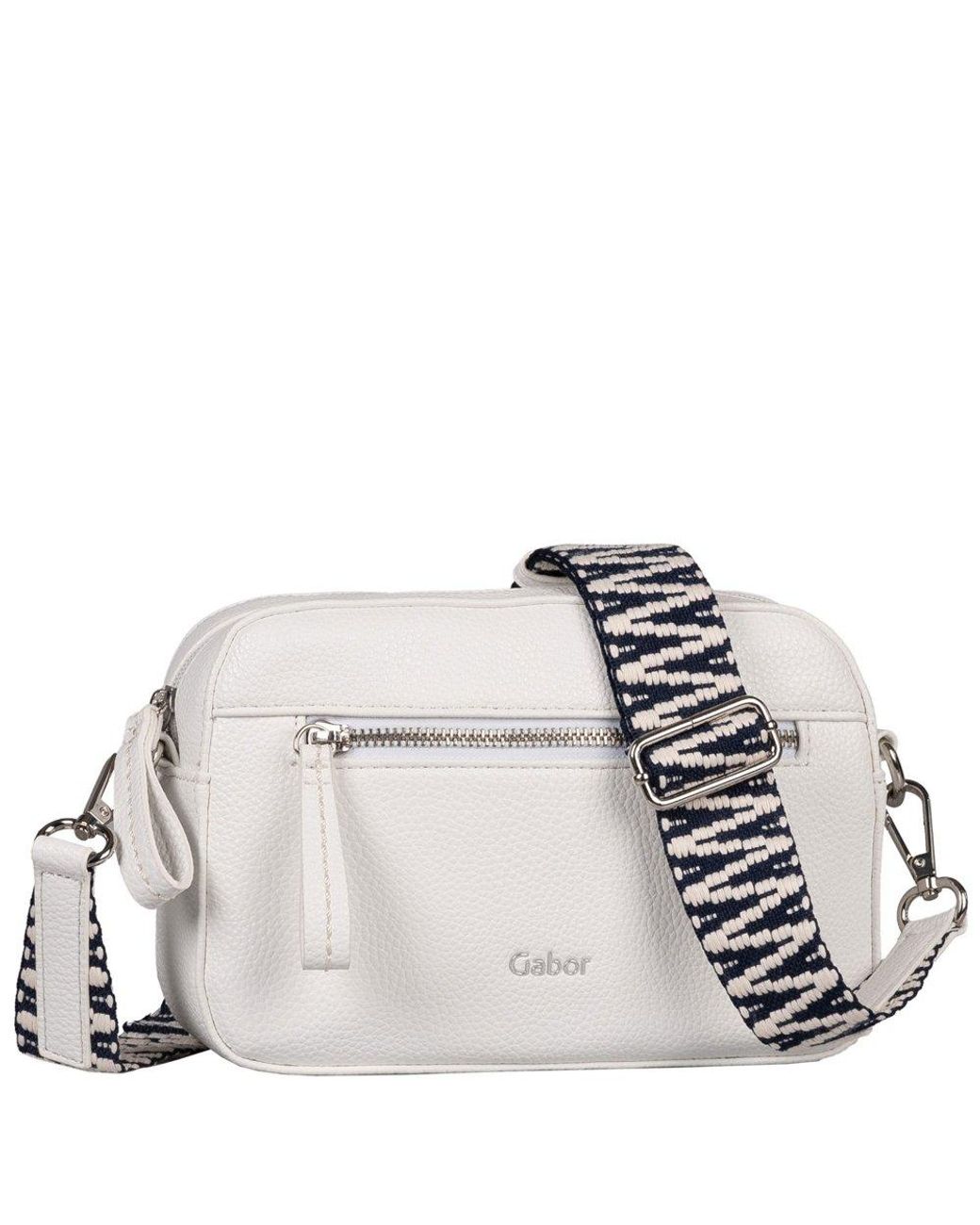 Gabor White Silena Camera Bag