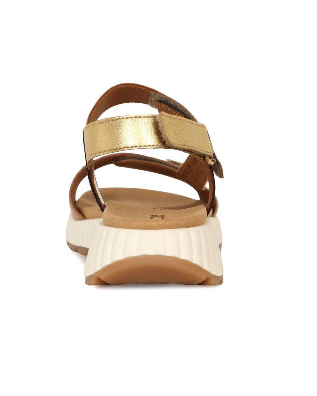 Gabor Brown Gifted Wedge Heel Sandals Size