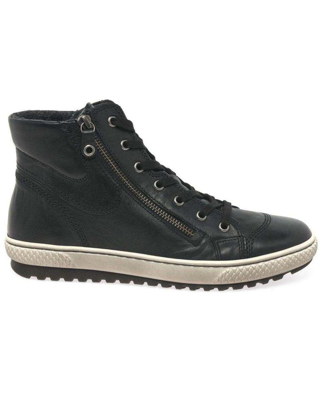 Gabor Black Bulner Casual Ankle Boots