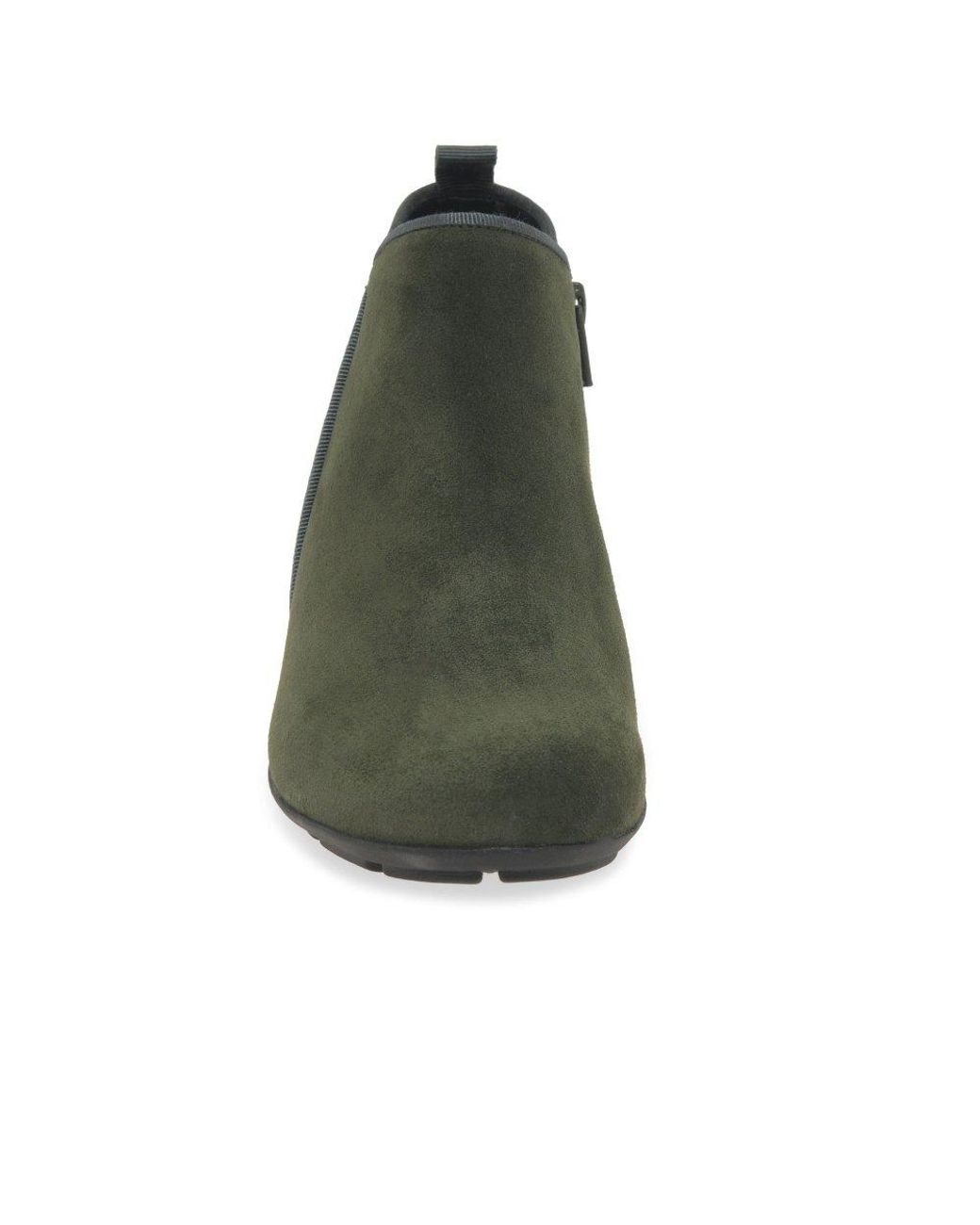 Gabor Green Trudy Ankle Boots