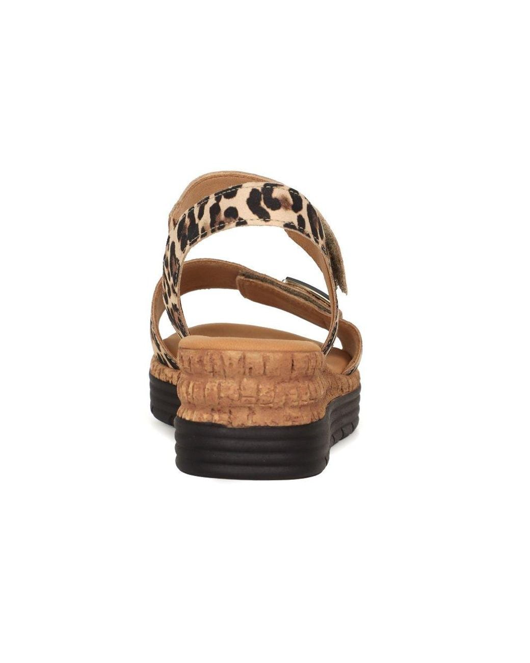 Gabor Brown Shout Wedge Heel Sandals