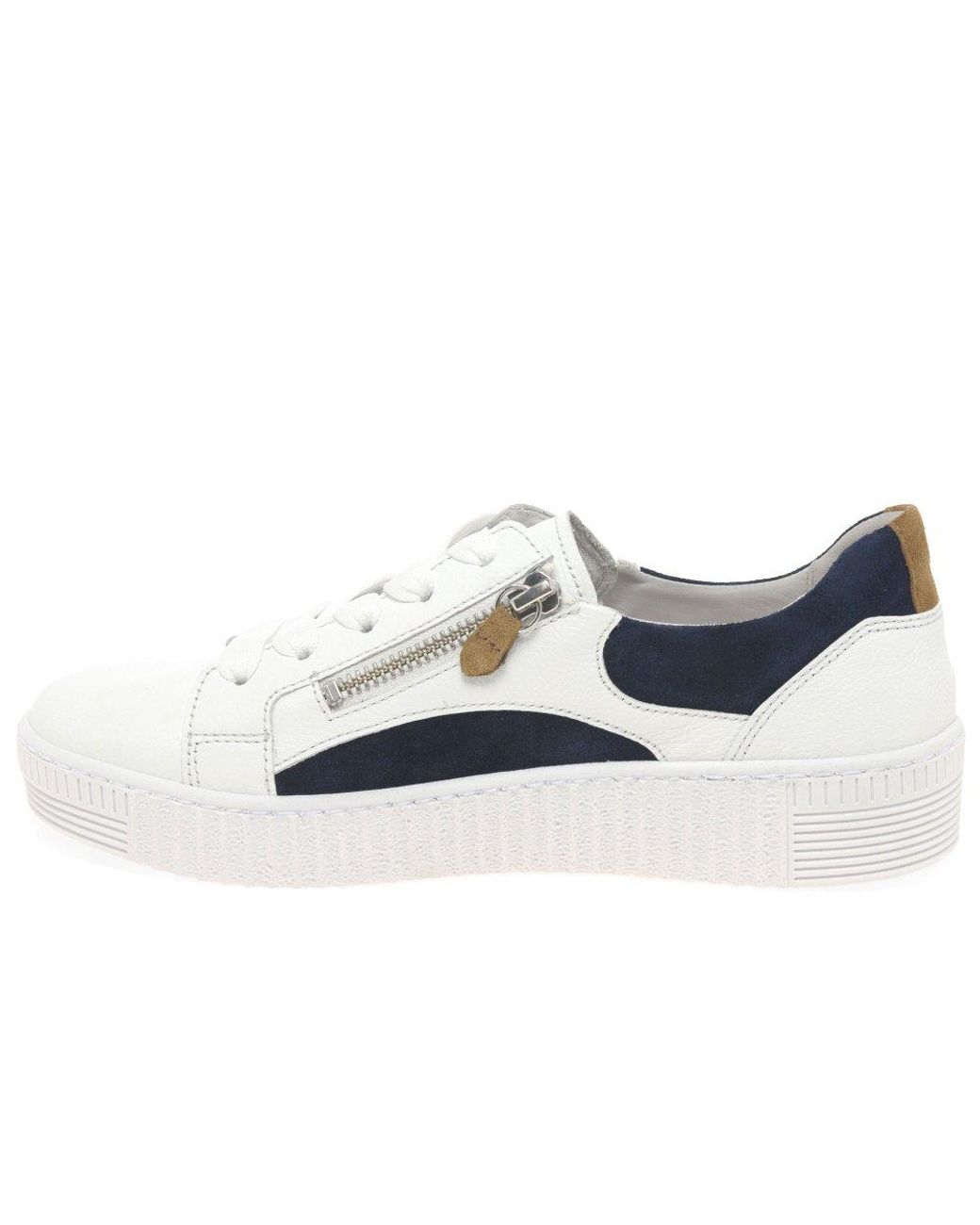 Gabor White Wemo Trainers