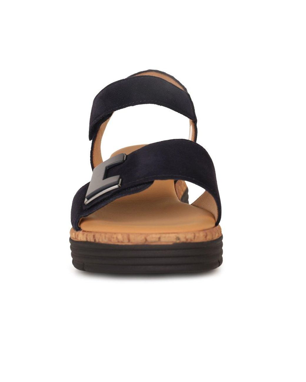 Gabor Metallic Shout Wedge Heel Sandals Lea (Uni)