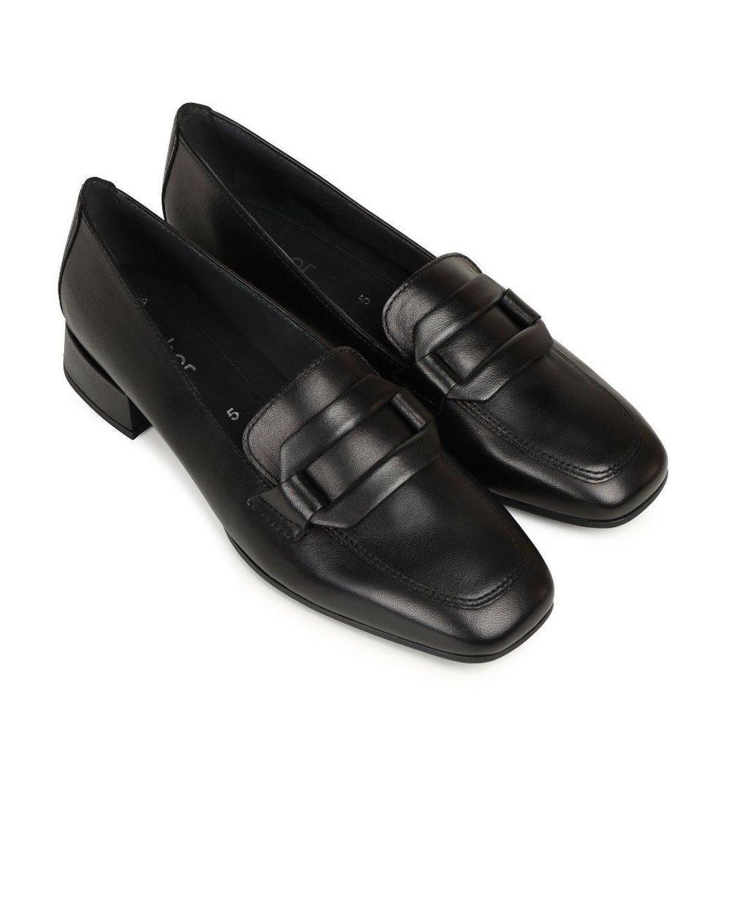 Gabor Black Great Loafers