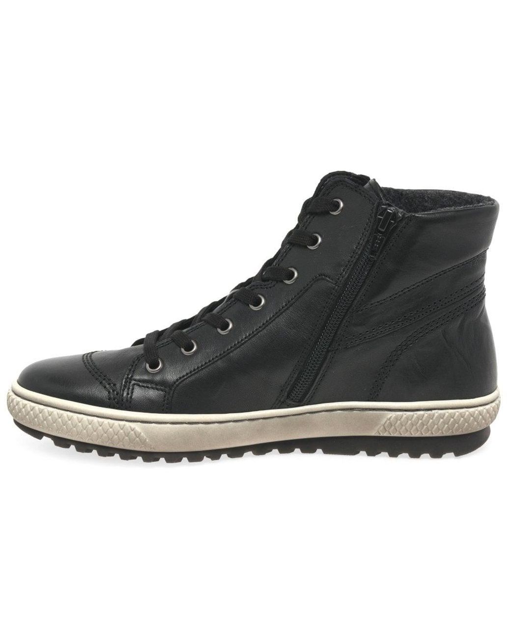 Gabor Black Bulner Casual Ankle Boots