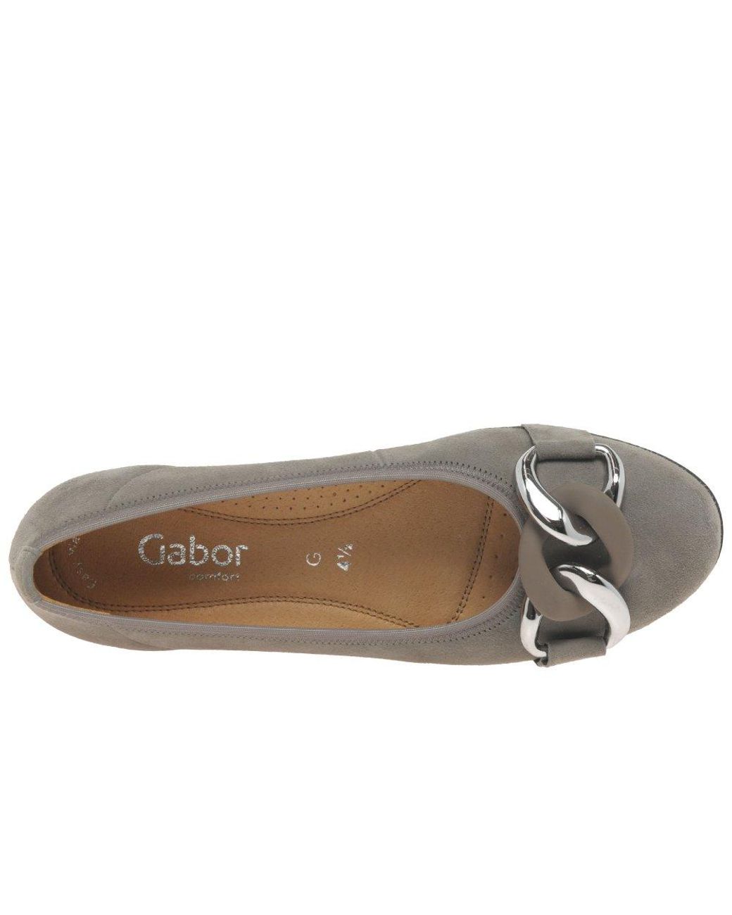Gabor Gray Sabia &Apos;S Shoes Colour: Fumo Suede (Uni)