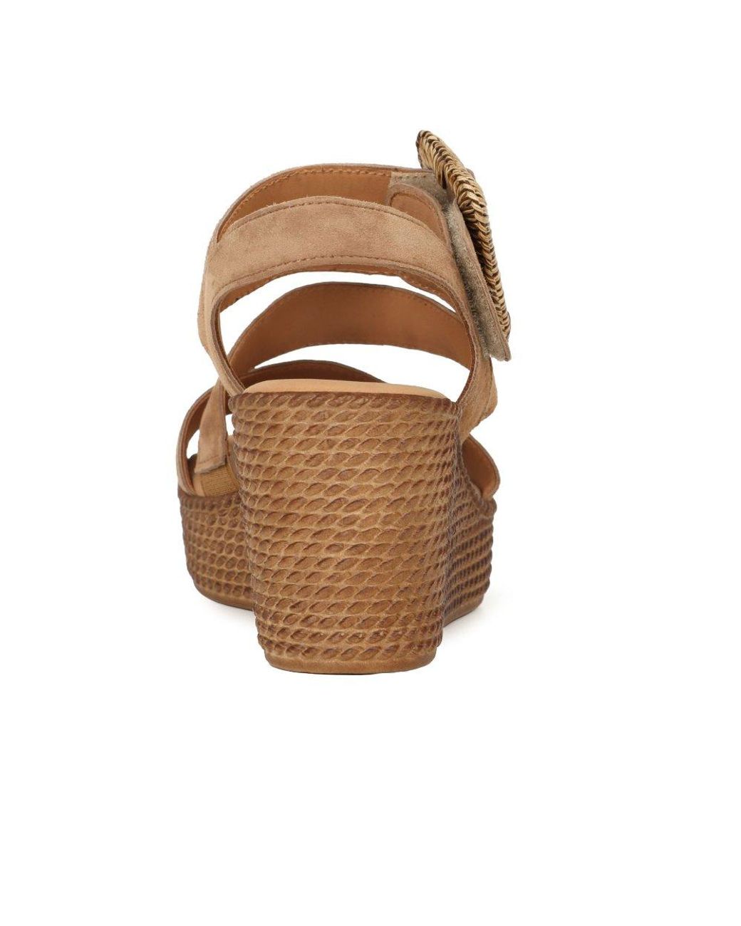 Gabor Brown Embrace Wedge Sandal