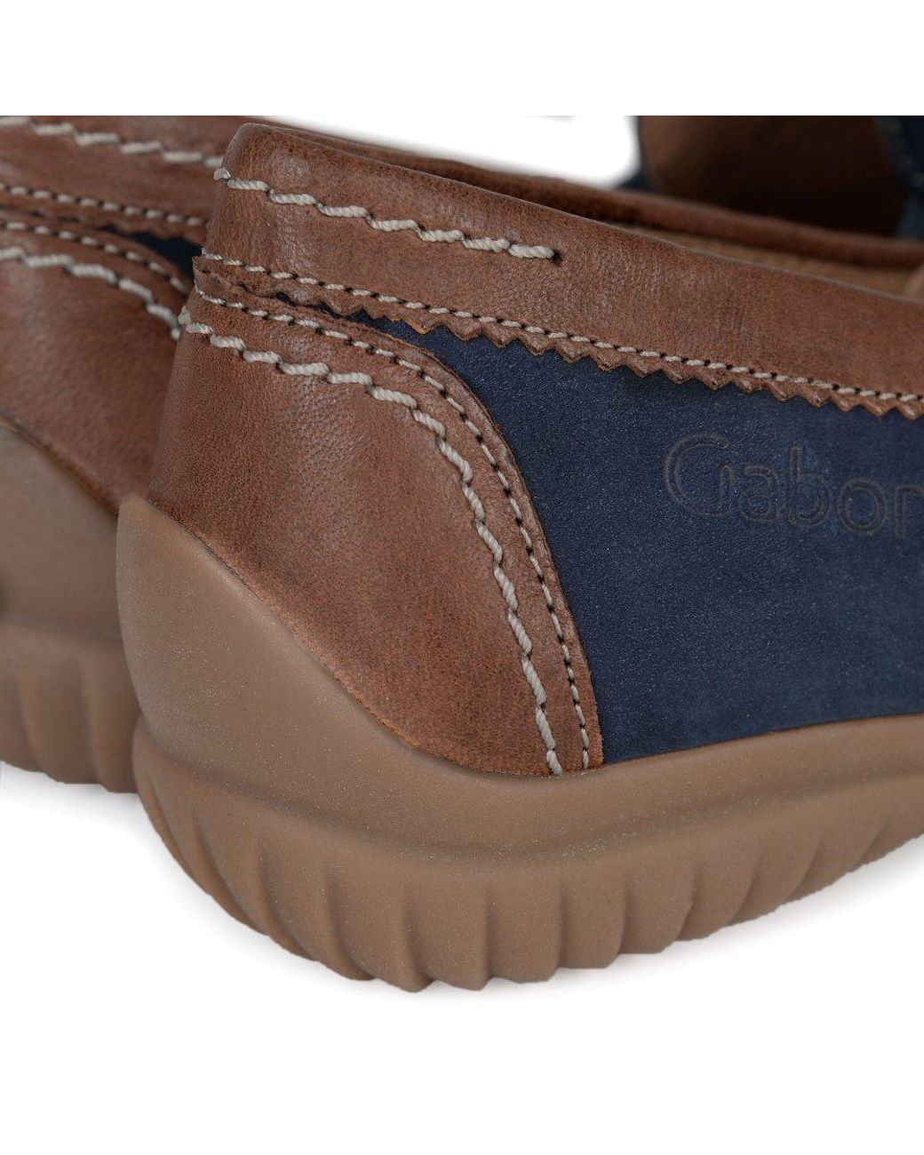 Gabor Blue California Sporty Moccasins