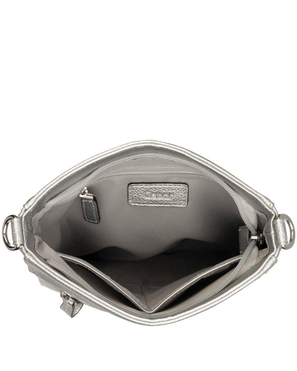 Gabor Gray Silena Cross Messenger Bag