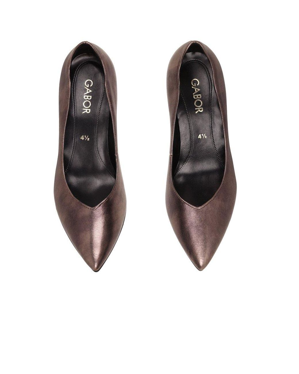 Gabor Metallic Degree Court Shoes