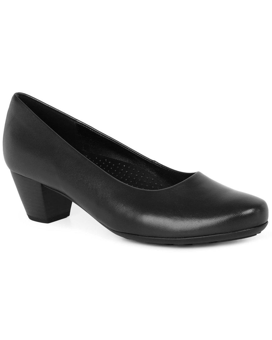 Gabor Blue Brambling Court Shoes