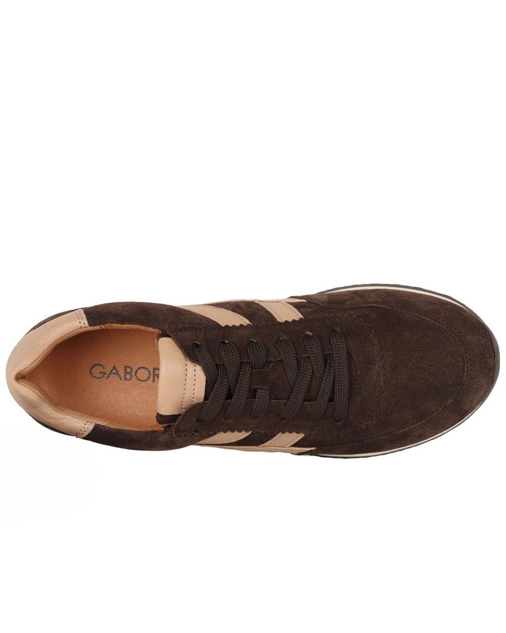 Gabor Brown Globe Trainers
