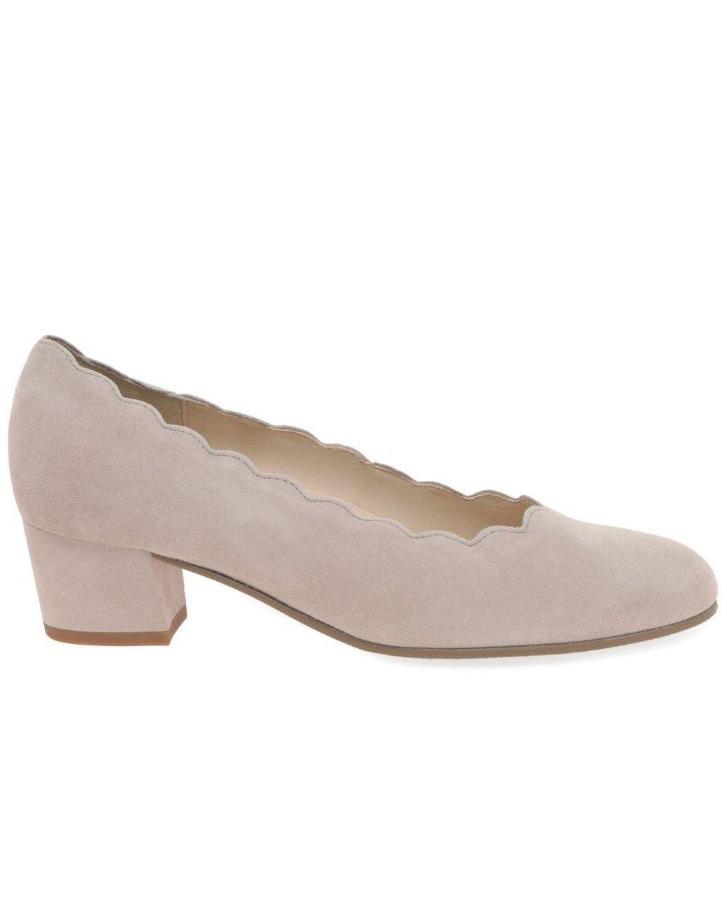 Gabor Gray Gigi Court Shoes