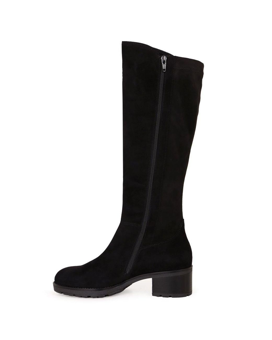 Gabor Black Quiz Knee High Boots