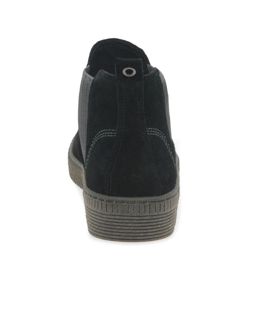 Gabor Black Lourdes Chelsea Boots