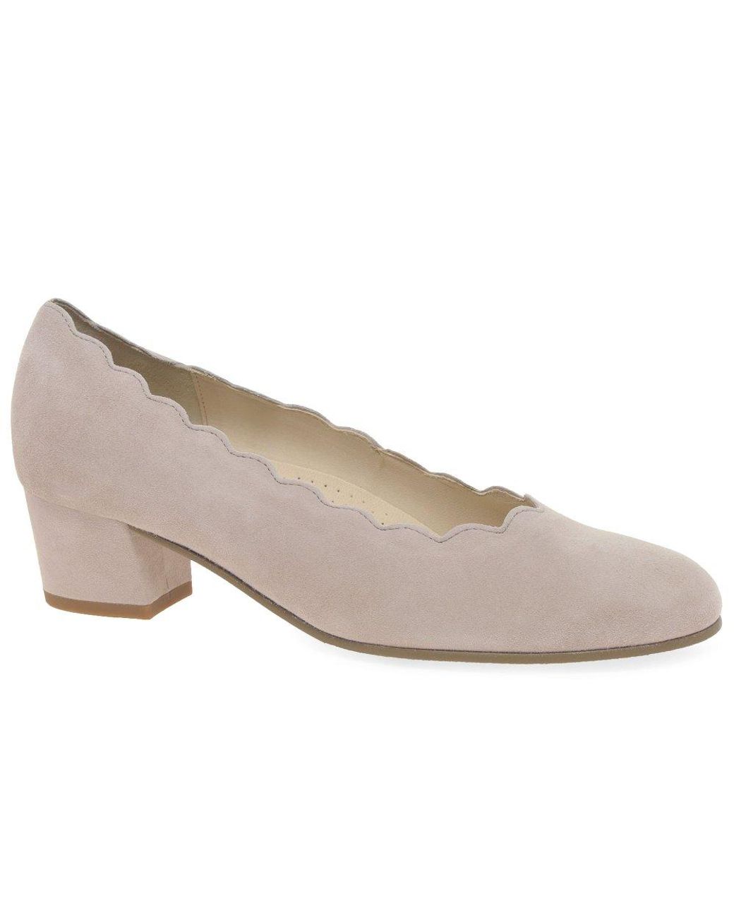Gabor Gray Gigi Court Shoes