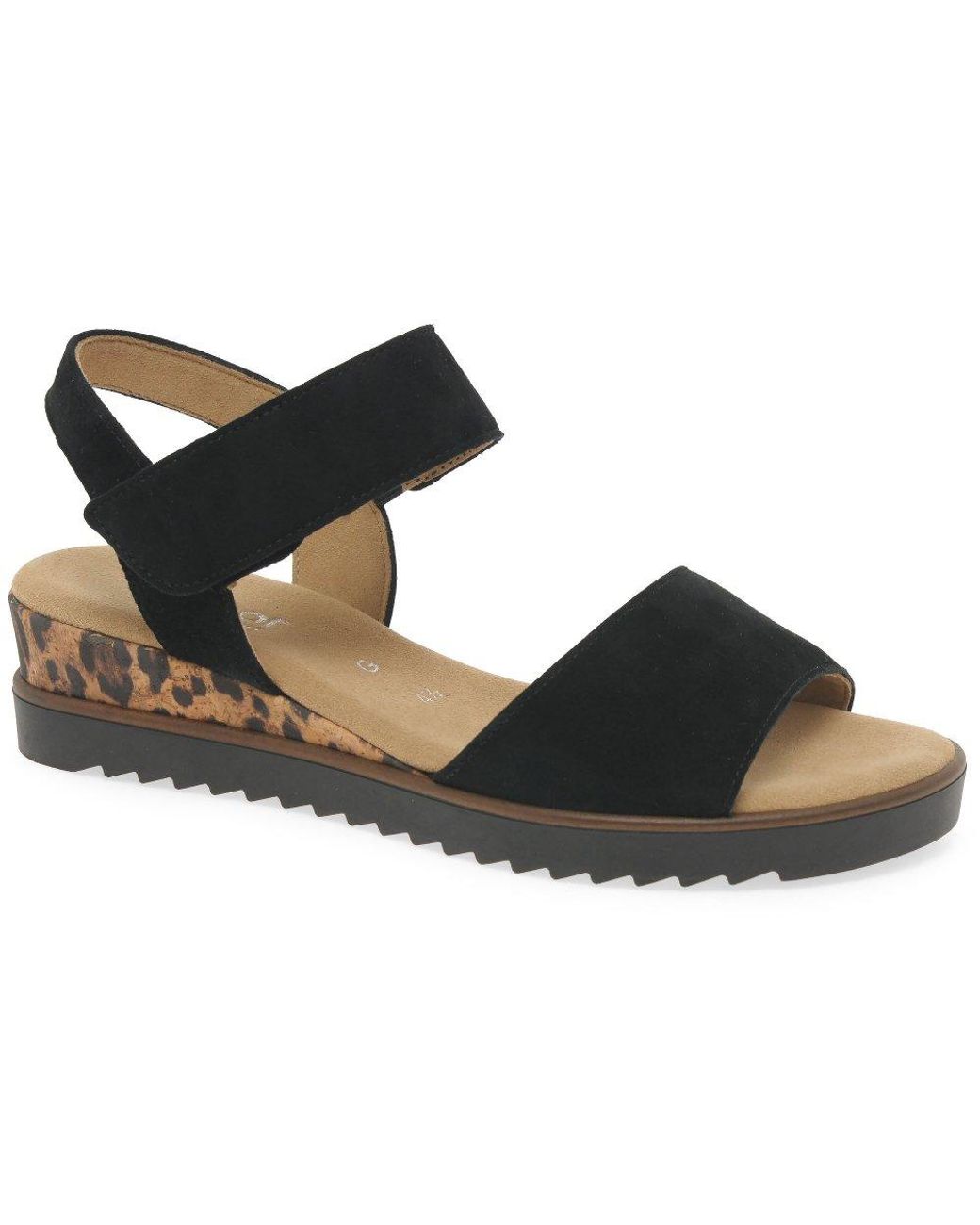Gabor Black Raynor Sandals