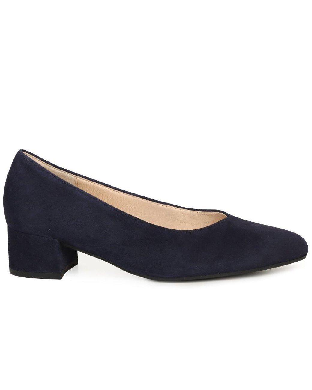 Gabor Blue Dixie Court Shoes