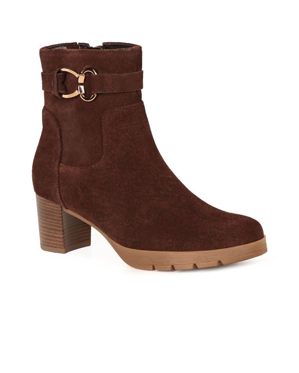 Gabor Brown Emilia Ankle Boots