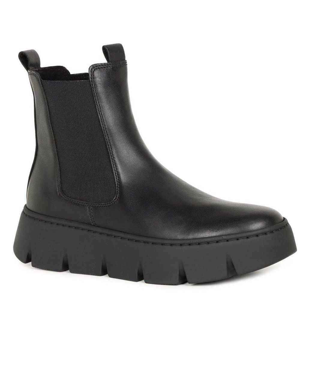 Gabor Black Custom Chelsea Boots