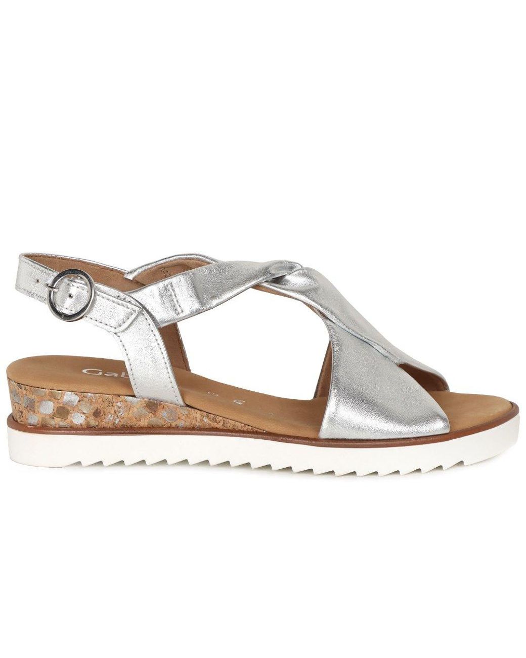 Gabor Metallic Rich Sandals