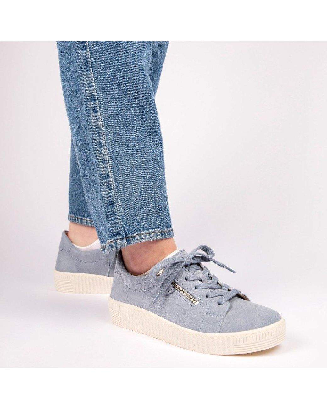 Gabor Blue Wisdom Ladies Trainers