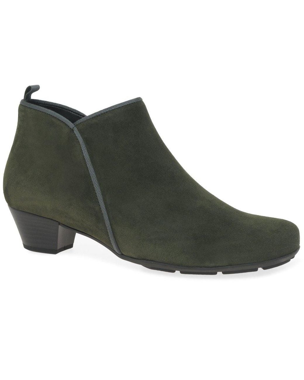 Gabor Green Trudy Ankle Boots