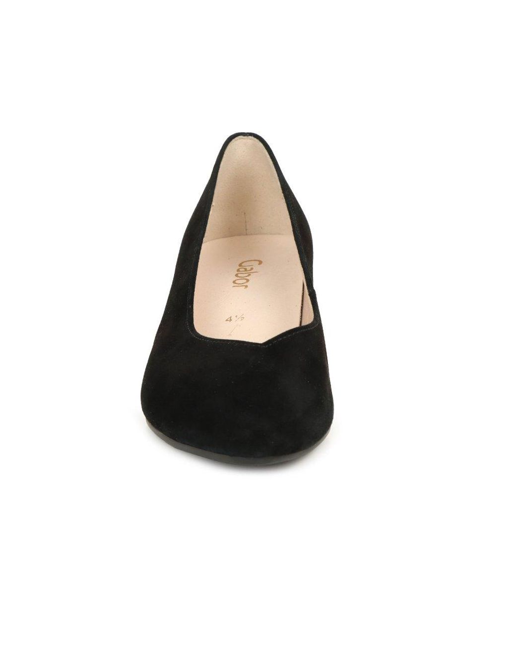Gabor Black Dixie Court Shoes