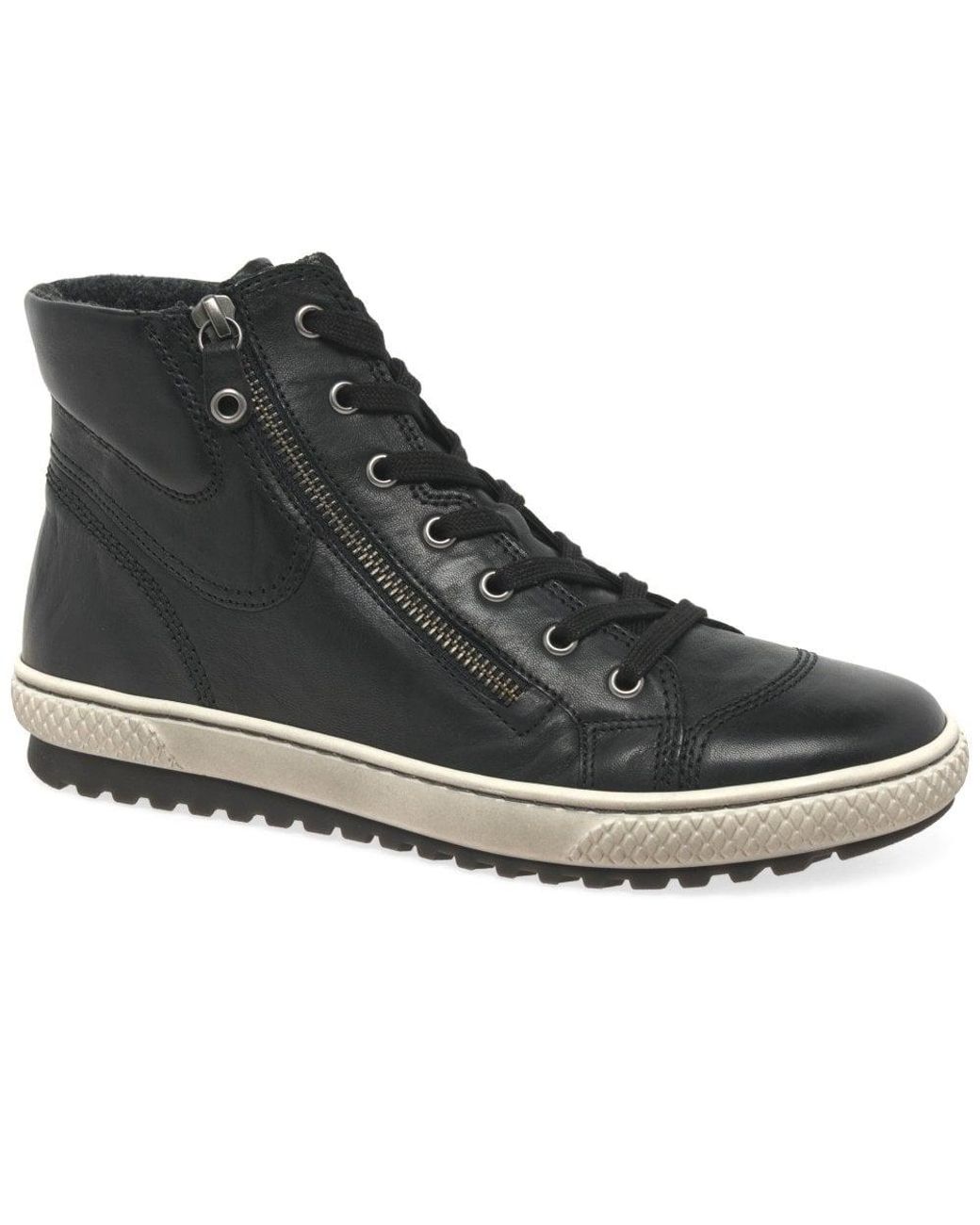 Gabor Black Bulner Casual Ankle Boots