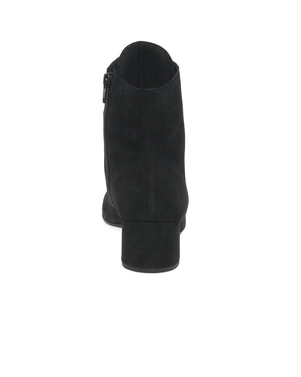 Gabor Black Aspen Ankle Boots