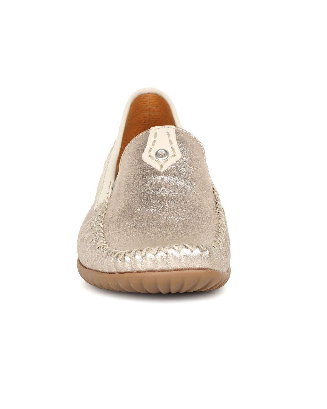 Gabor White California Sporty Moccasins