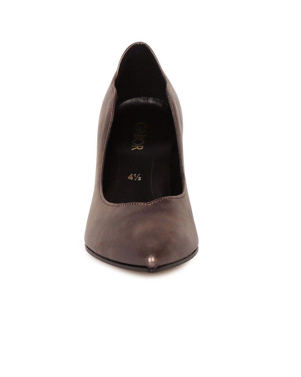 Gabor Metallic Degree Court Shoes