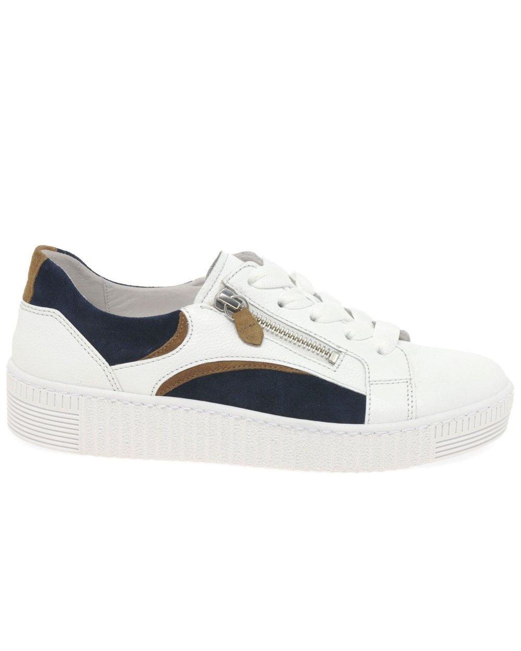 Gabor White Wemo Trainers
