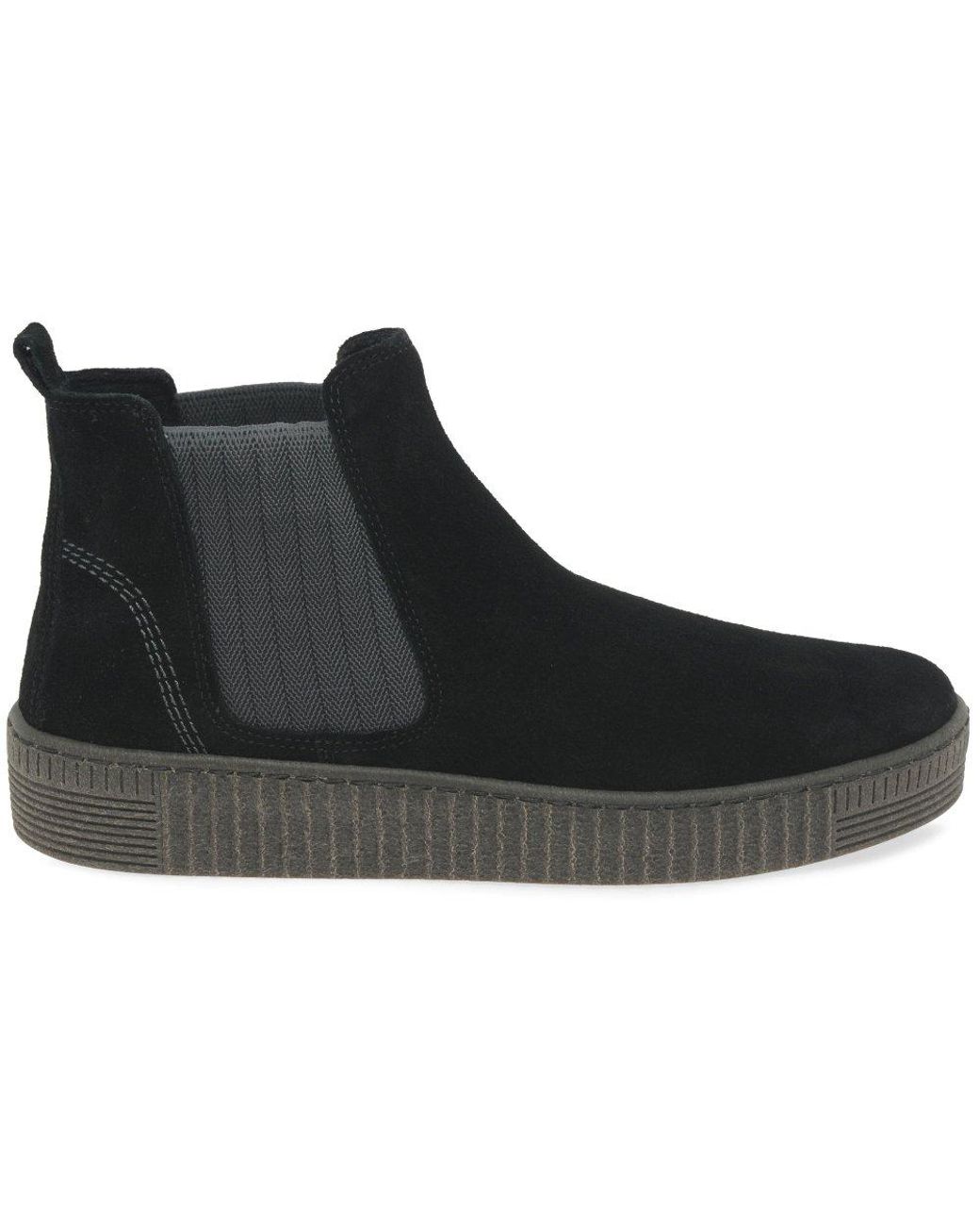Gabor Black Lourdes Chelsea Boots