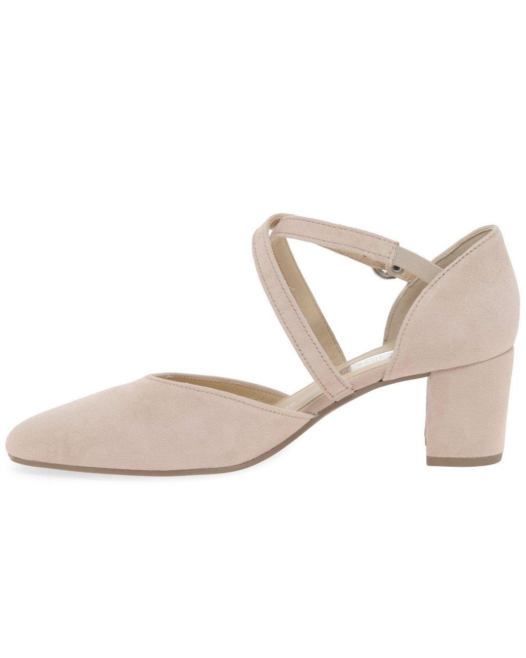 Gabor Pink Gisele Open Court Shoes
