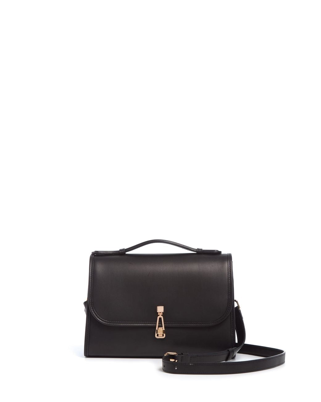 Gabriela Hearst Black Medium Leonora Flap Bag