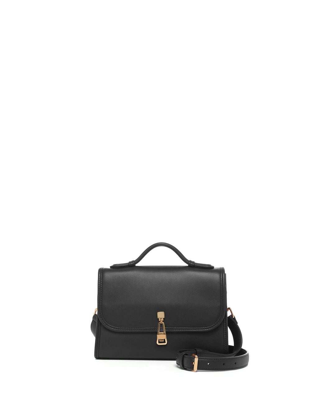Gabriela Hearst Black Small Leonora Flap Bag
