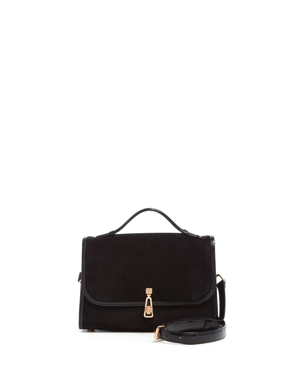 Gabriela Hearst Black Medium Leonora Flap Bag