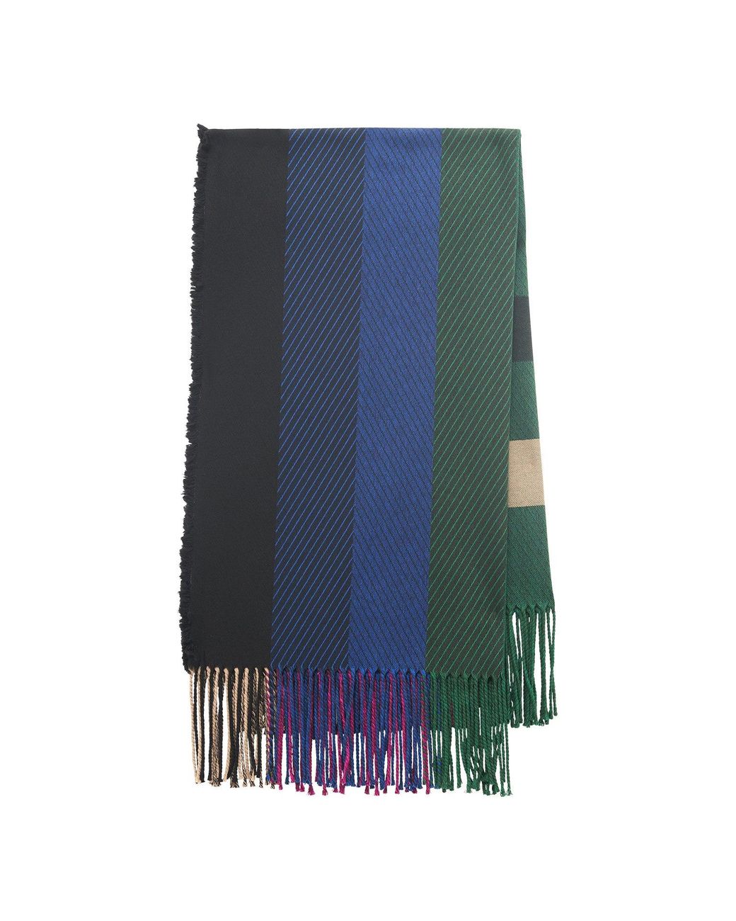 Gabriela Hearst Blue Halo Plaid Blanket