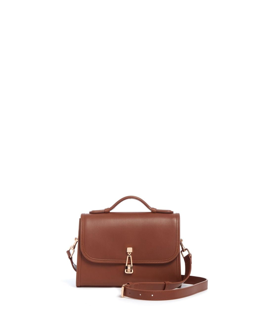Gabriela Hearst Brown Small Leonora Flap Bag