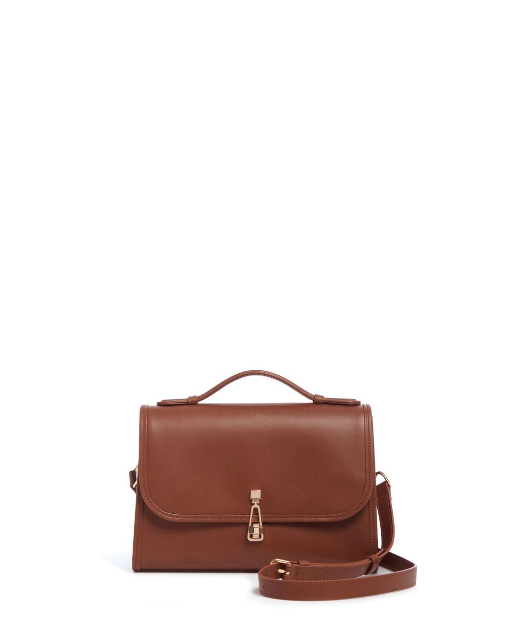 Gabriela Hearst Brown Medium Leonora Flap Bag