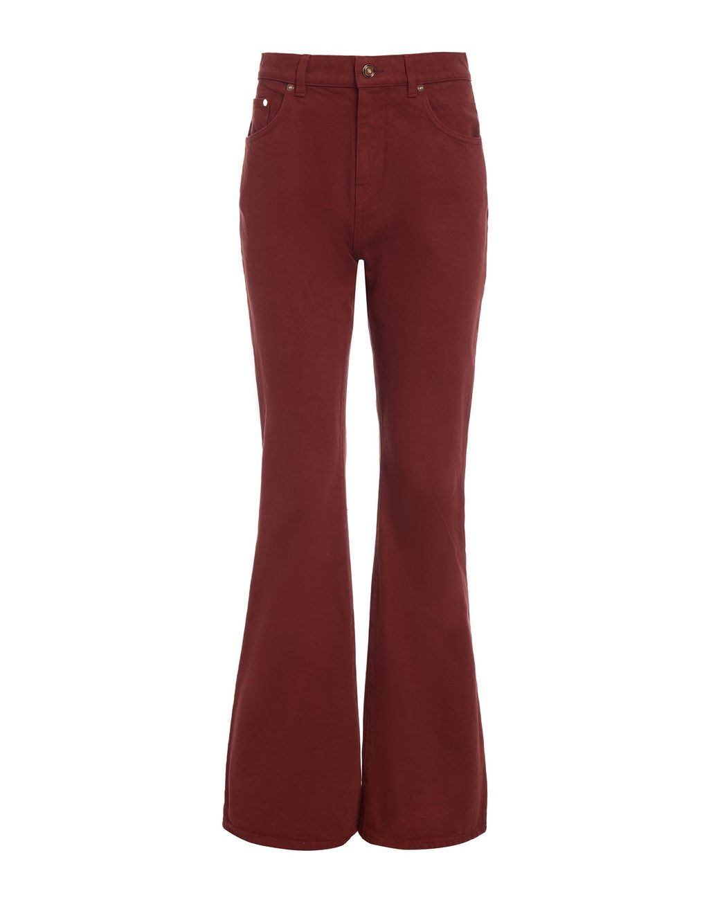Gabriela Hearst Red Willa Bootcut Jean