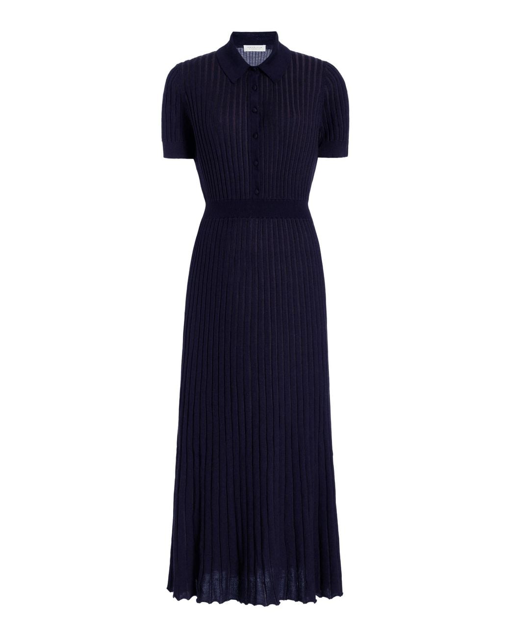 Gabriela Hearst Blue Amor Knit Midi Dress